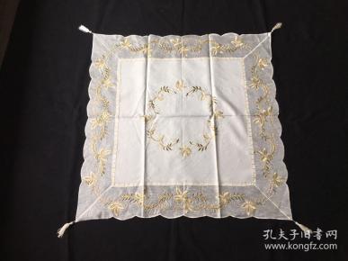 抽纱刺绣桌布 台布b3ca-041a 出版时间:90年代 (1990-1999) 装帧:其他