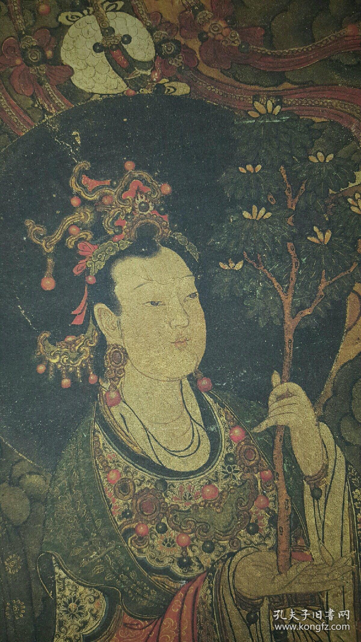 佛画法海寺壁画帝释天西全图1503463厘米原画2106248625厘米宣纸原色