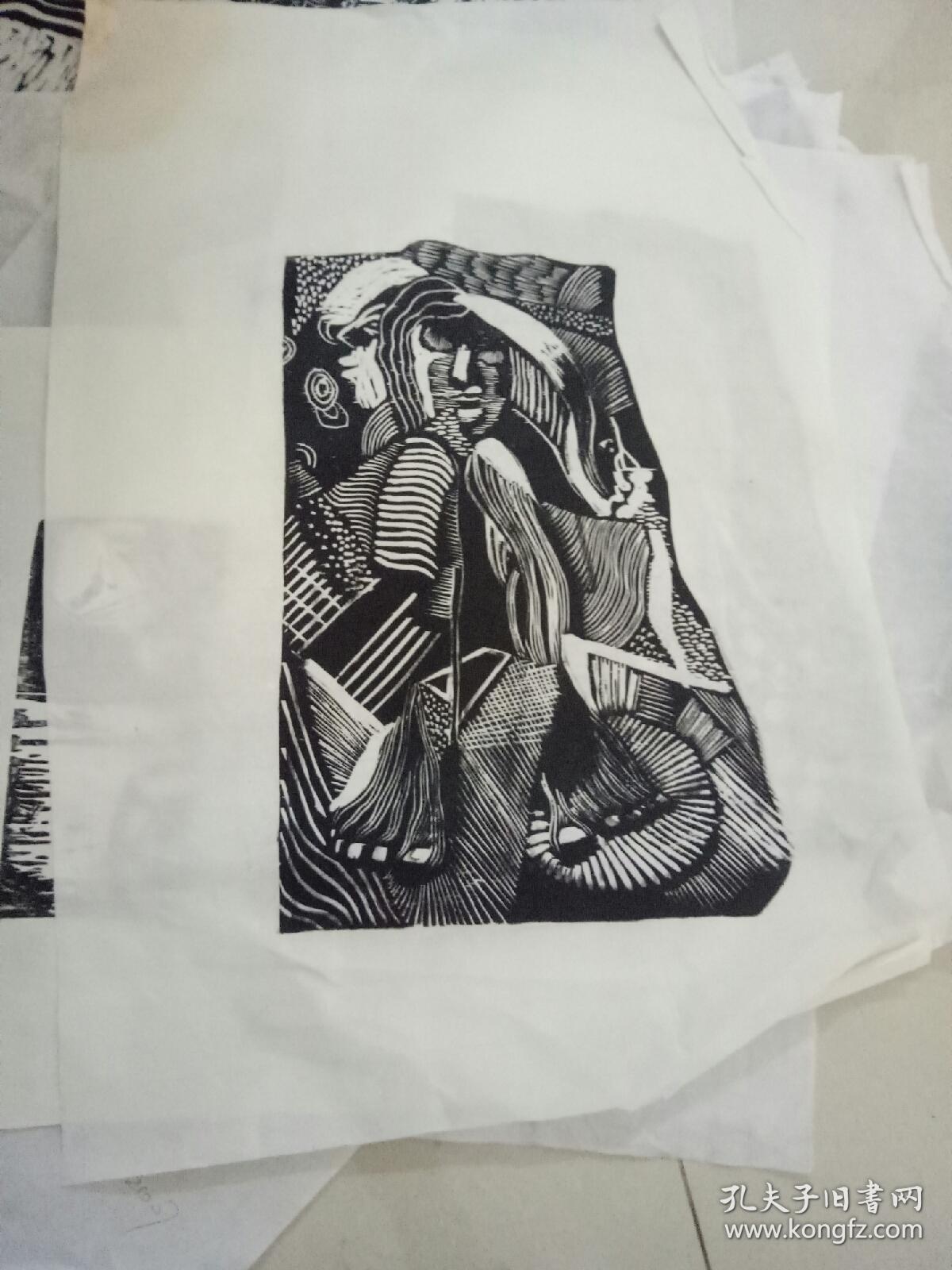 魏谦动漫版画一组