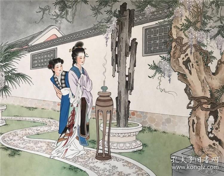 礼品书王叔晖彩色版西厢记16开精装原书脊刘雪强上色600本溜金桐木盒