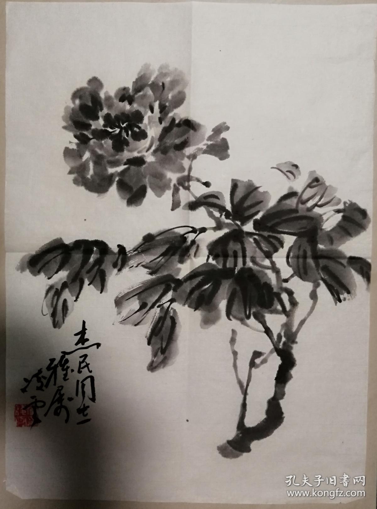 已故著名画家李凌云水墨小品一幅保真