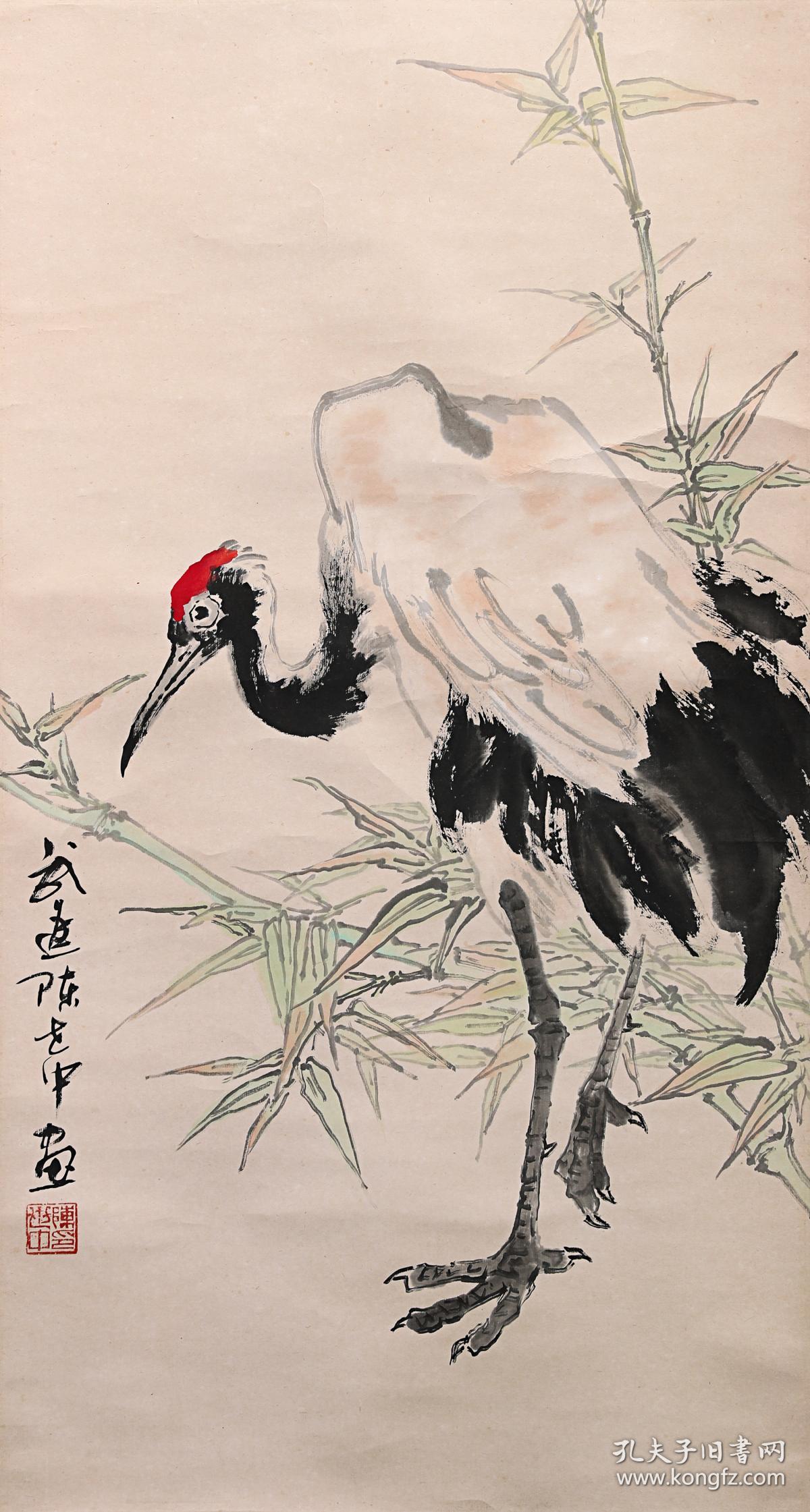 陈世中雪羽清韵江苏武进人自幼酷爱绘画从著名中国画家江寒汀先生攻研