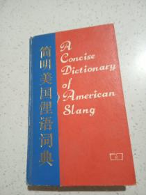 简明美国俚语词典
