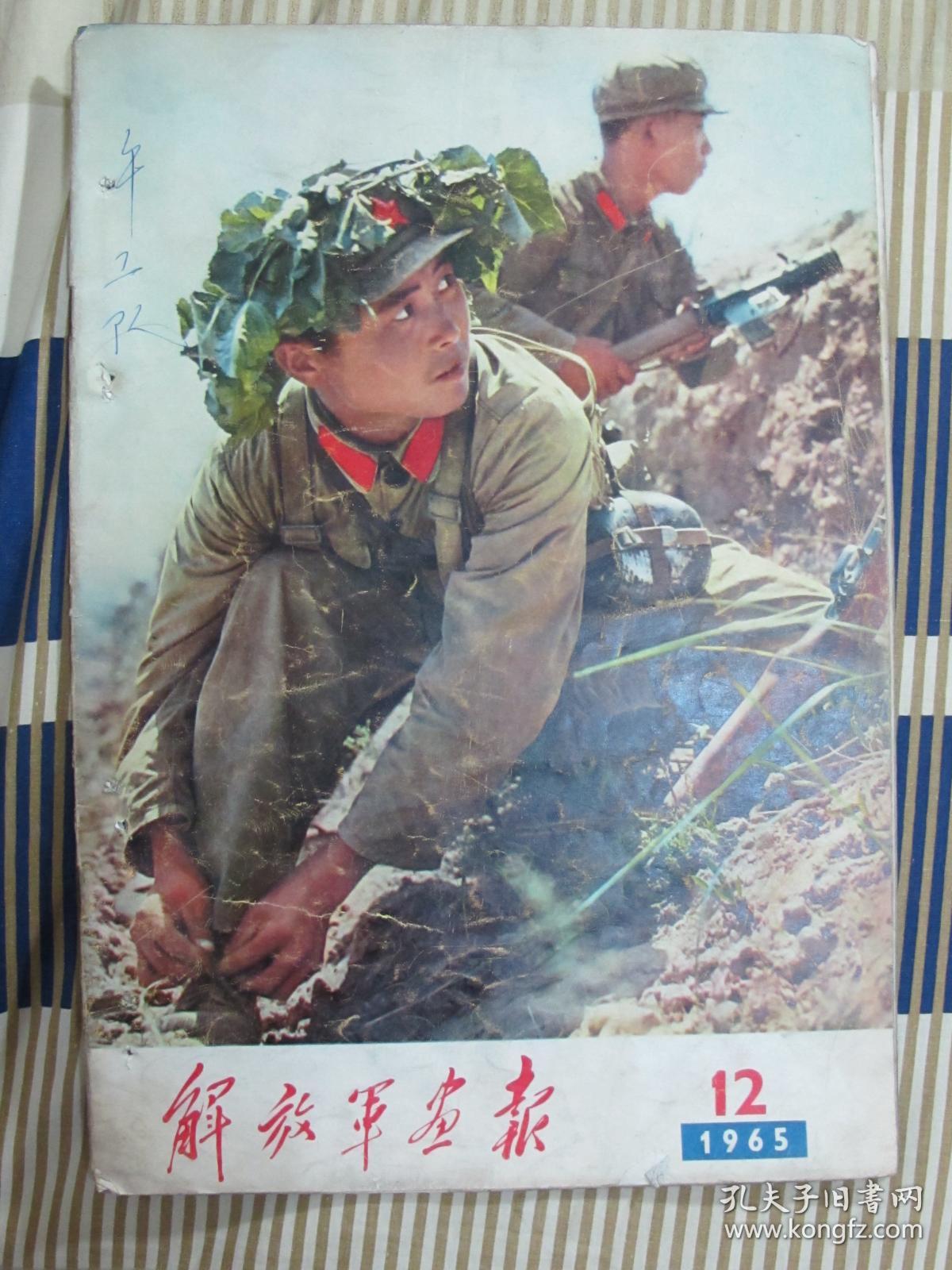 解放军画报1965年2,3,4,5,6,8,9,10,11,12期(其中5本缺页,见详细描述)