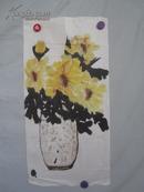 花卉 画一张 70/35厘米