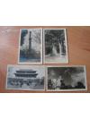 民国老照片4张---《北京名胜》---西华门，北海小白塔，承露盘，引胜亭昆仑石