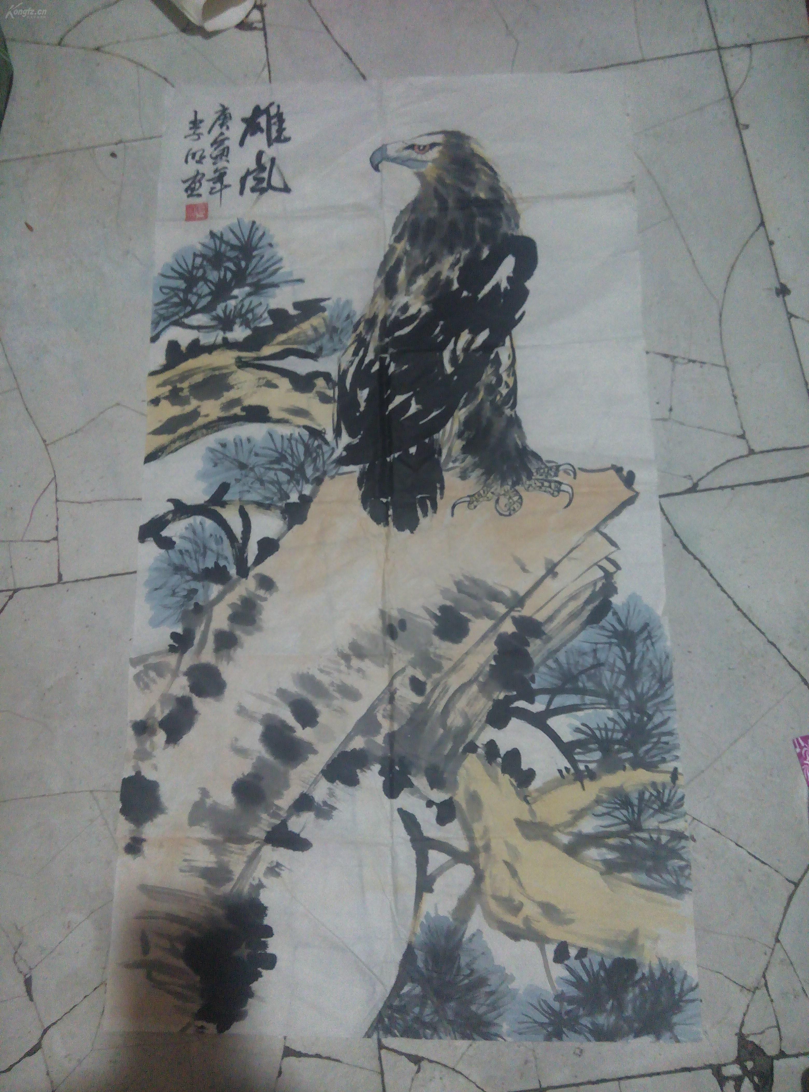 山东青岛著名画家李明作品保真最低350