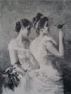 1895年木口木刻版画 《爱神》41×28厘米