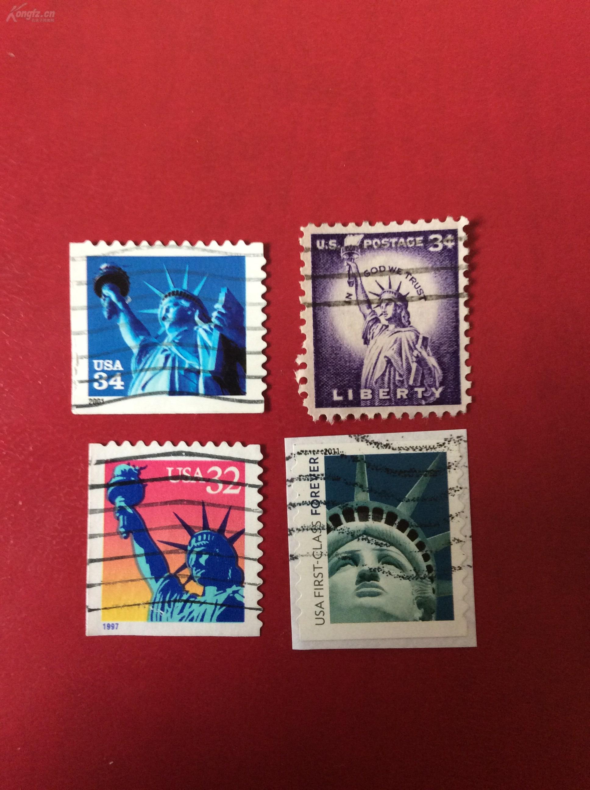 美国邮票上的人物图片