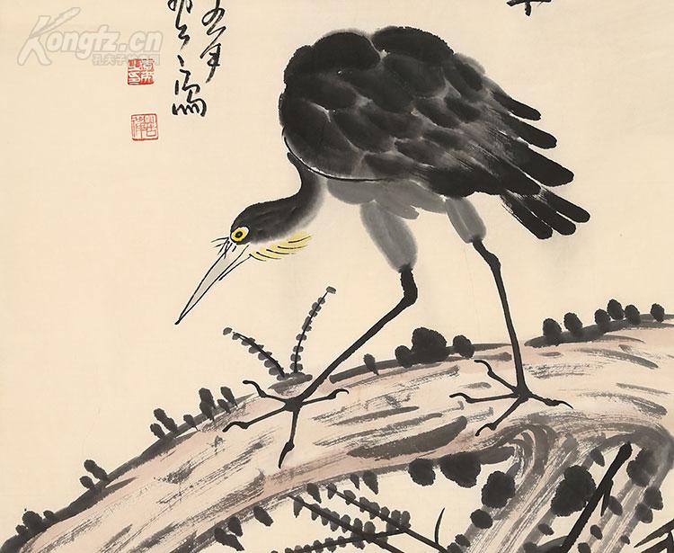 李苦禅水墨花鸟
