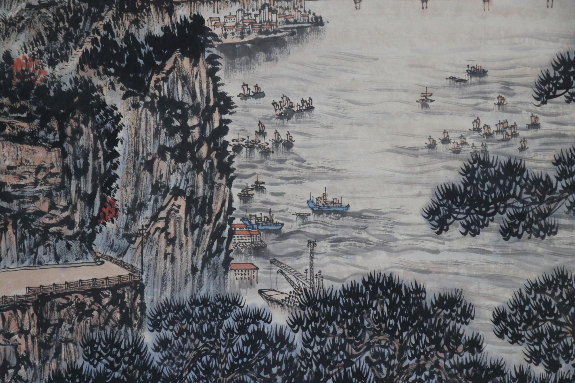 钱松喦中国著名现代中国画家江苏国画院院长山水