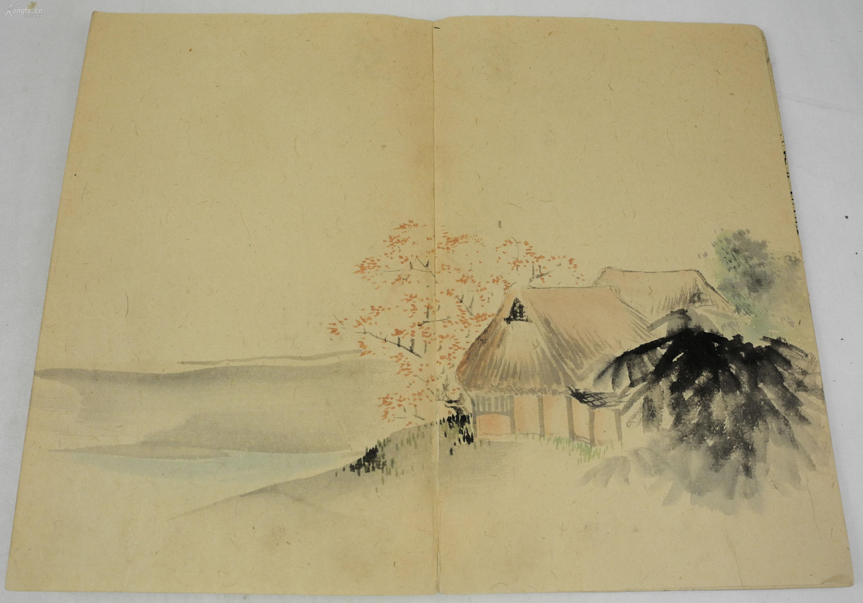 此画册钤印"王承训印,乙酉选拔,读万卷书,绘画精美,风格独特,共十七