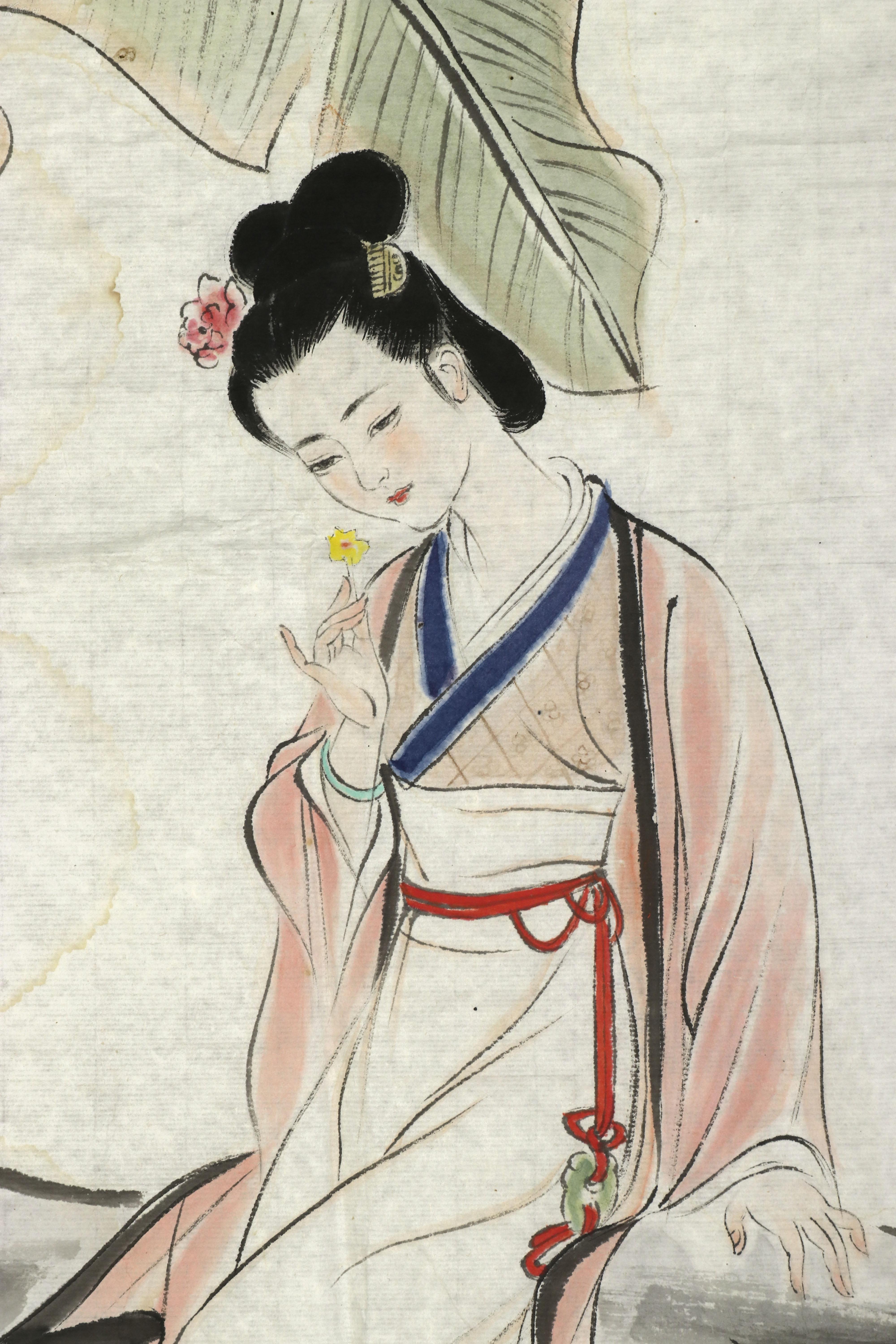 著名画家上海沪闵中学一级美术教师徐有武甲午年2014水墨人物画作品