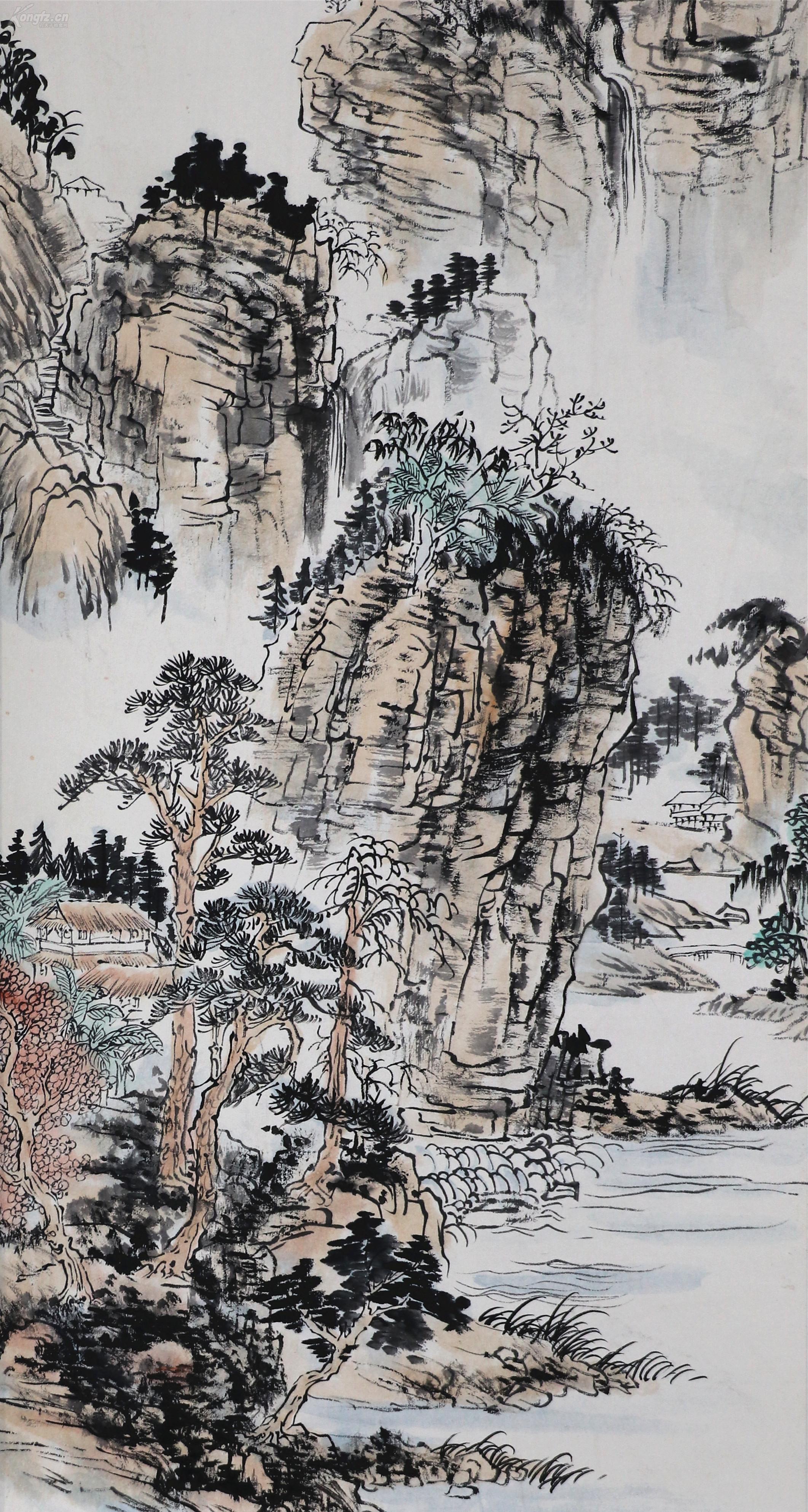 中国现代著名国画艺术家,教育家【黄君璧】山水