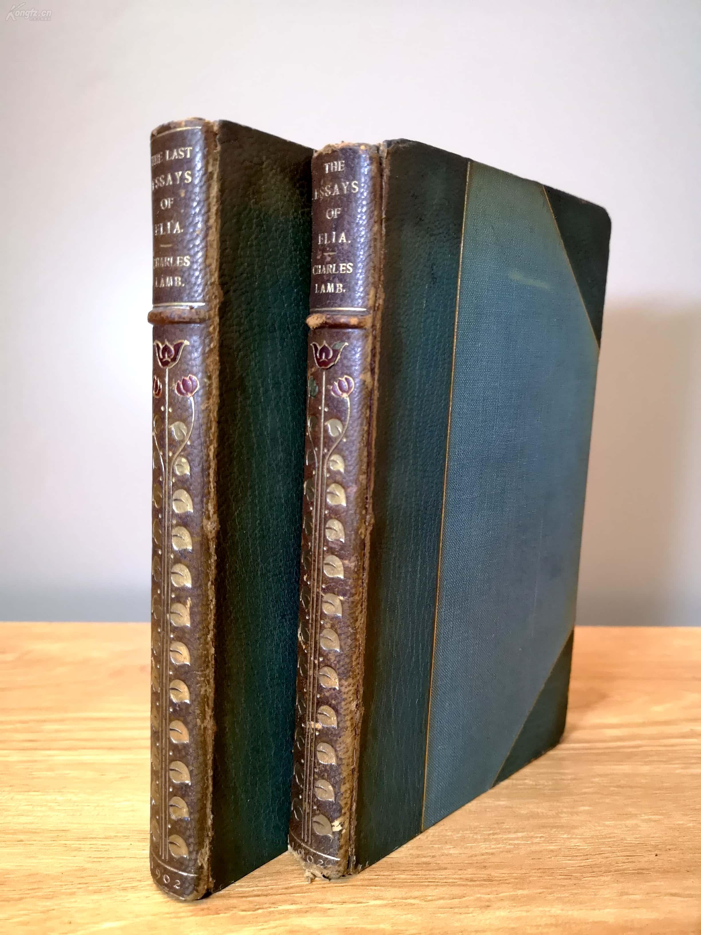 1902 The Essays Last Essays Of Elia 查尔斯兰姆代表作 伊利亚随笔及续篇 2卷全 英语 散文的不朽之作 著名插画家c E Brock163幅木刻版画 摩洛哥山羊皮3 4精装 雕花饰金豪华装帧 毛边本 孔夫子旧书网 1902 The Essays Last Essays Of Elia 查尔斯兰姆代表作 伊利亚随笔及续篇 2卷全 英语 散文的不朽之作 著名插画家c E Brock163幅木刻版画 摩洛哥山羊皮3 4精装 雕花饰金豪华装帧 毛边本 孔夫子旧书网