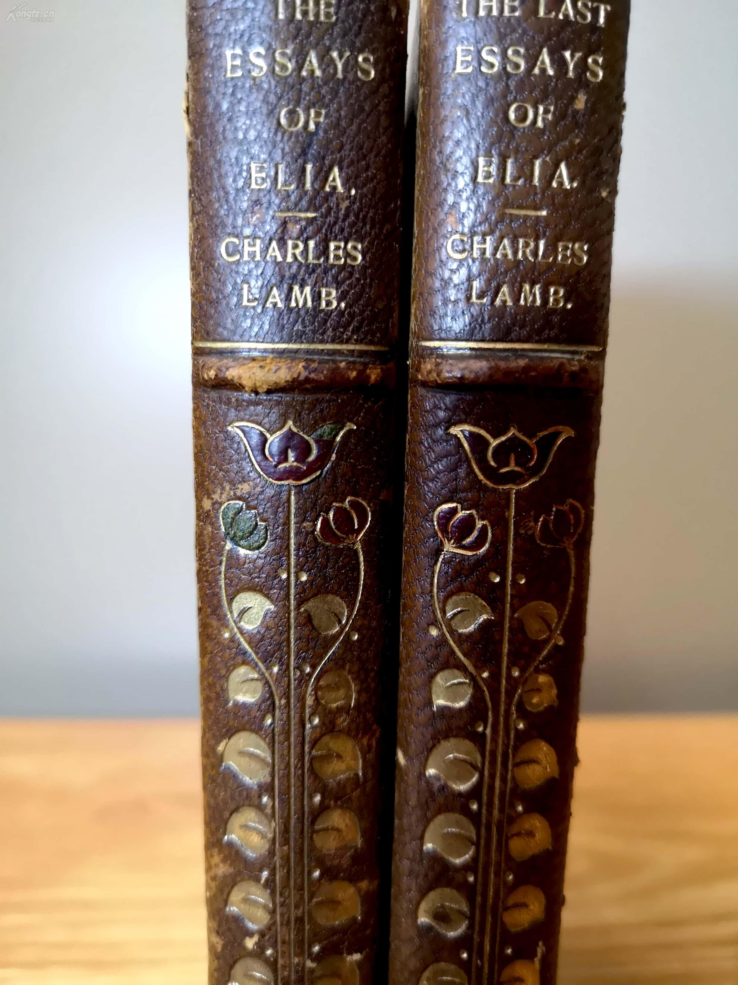 1902 The Essays Last Essays Of Elia 查尔斯兰姆代表作 伊利亚随笔及续篇 2卷全 英语 散文的不朽之作 著名插画家c E Brock163幅木刻版画 摩洛哥山羊皮3 4精装 雕花饰金豪华装帧 毛边本 孔夫子旧书网 1902 The Essays Last Essays Of Elia 查尔斯兰姆代表作 伊利亚随笔及续篇 2卷全 英语 散文的不朽之作 著名插画家c E Brock163幅木刻版画 摩洛哥山羊皮3 4精装 雕花饰金豪华装帧 毛边本 孔夫子旧书网