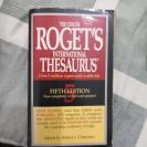 The Rogets international Thesaurus 第五版