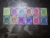 联邦德国   各种邮资  邮票 一组
