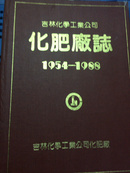 吉林化学工业公司化肥厂志1954-1988