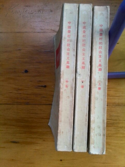 中国农村的社会主义高潮,上中下