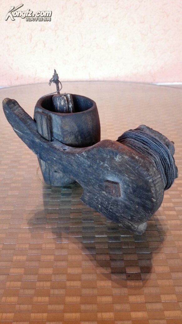 清代墨线打线盒,珍贵遗存.