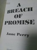 A BREACH OF PROMISE ANNE PERRY