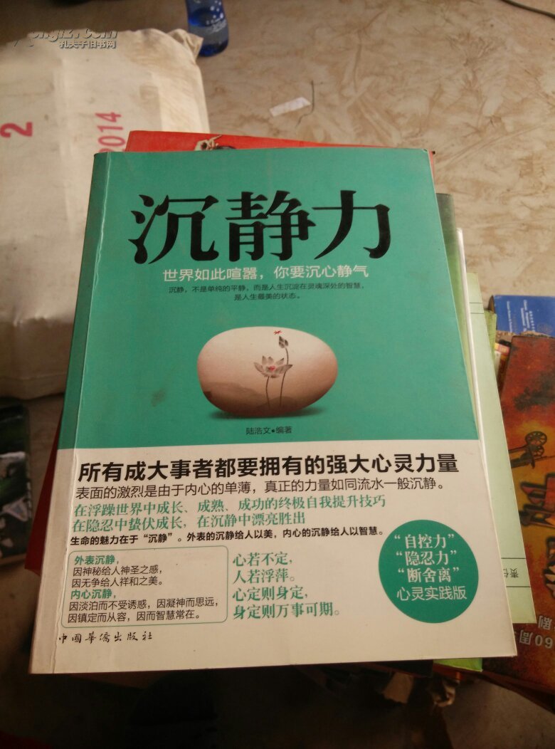 【图】沉静力:世界如此喧嚣,你要沉心静气_价格:8.00_网上书店网站_孔