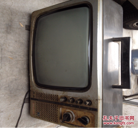 莺歌牌黑白电视机(14寸)外观好,收藏极品