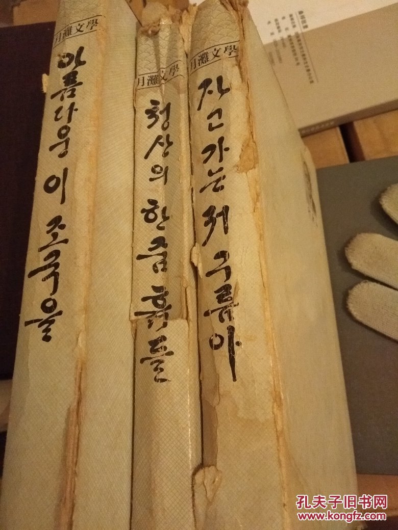 韩文书:月汉文学(五本)