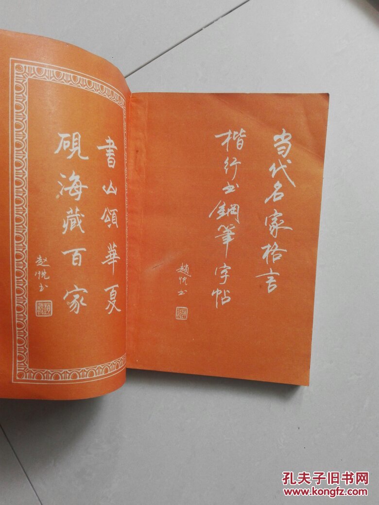当代名家格言楷行书钢笔字帖_赵忱_孔夫子旧书网
