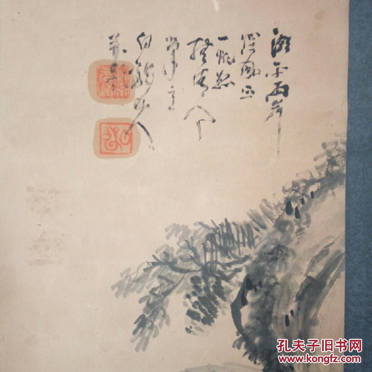 图1白龙山人菅原原道是日本南画名家,与富冈铁斋等为近代南画代表画家