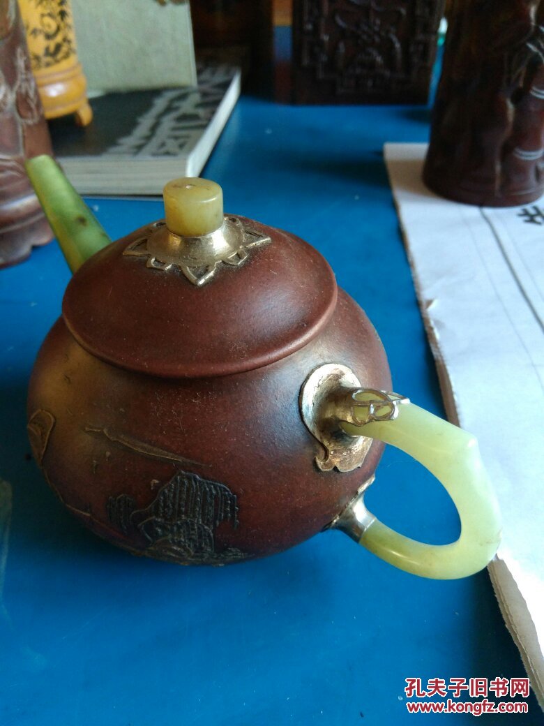 三镶玉紫砂壶 拍品编号:29765178