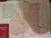 37张4开1938年抗战民国地图《河南分县祥图》