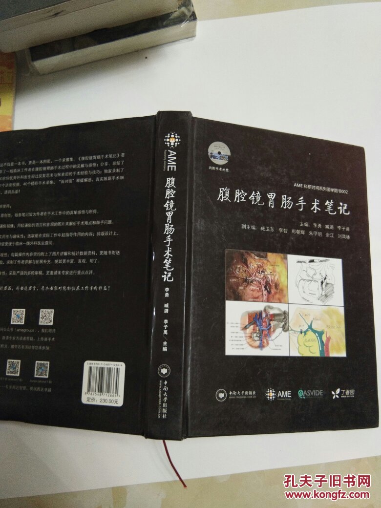 腹腔镜胃肠手术笔记_李勇,臧潞,李子禹_孔夫子旧书网