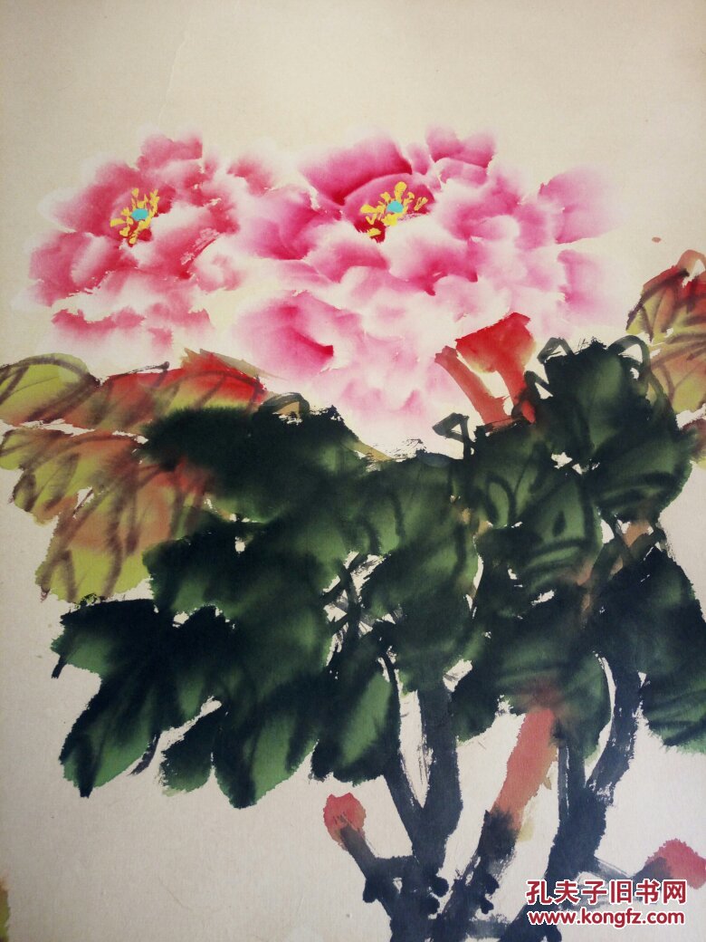 著名画家齐玉龙牡丹画_花开富贵_孔夫子旧书网
