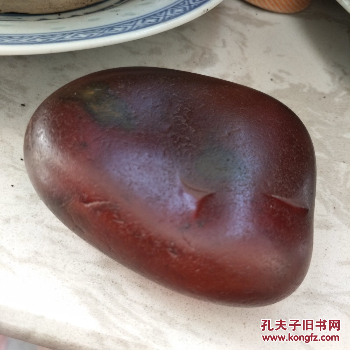 天然十天眼红玛瑙石