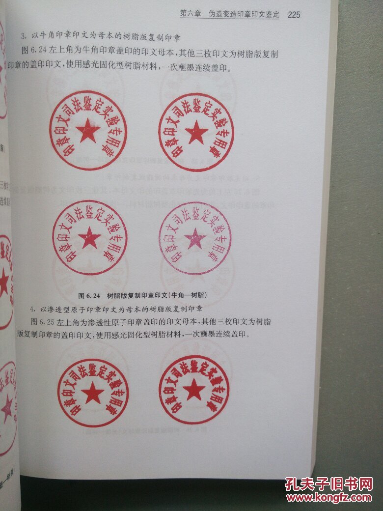 现代印章印文司法鉴定