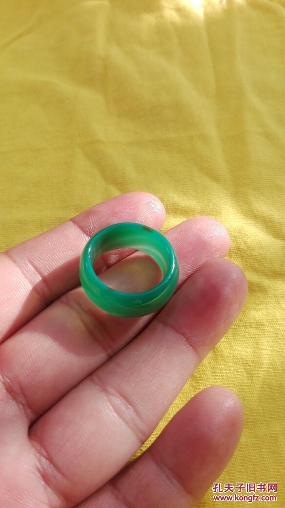 玛瑙戒指 戒指 绿玛瑙 拍品编号:29026201