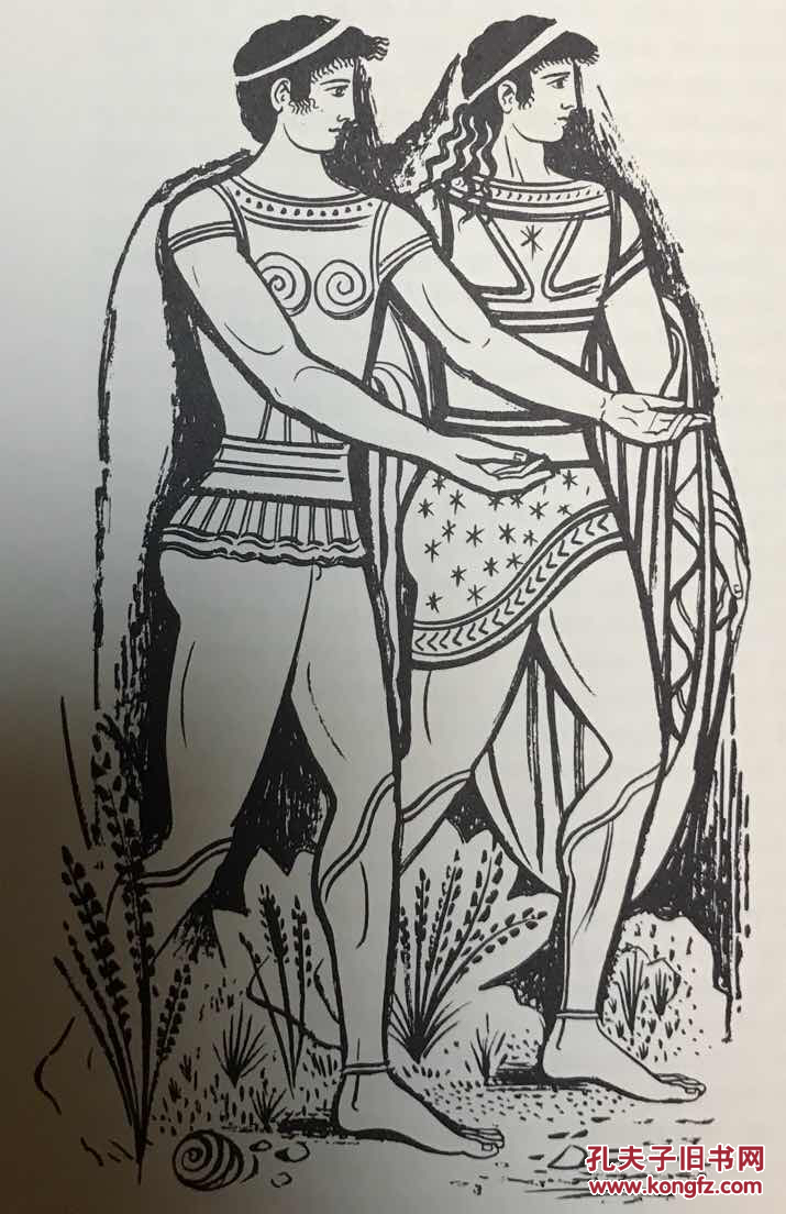 伊阿宋和金羊毛的故事希腊语英语对照版书脊封面烫金图案12开布脊精装