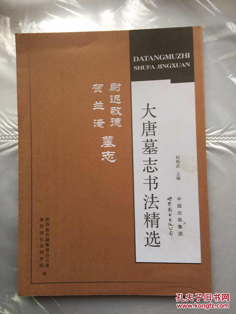 大唐墓志书法精选:尉迟敬德,贺兰淹墓志(店内)