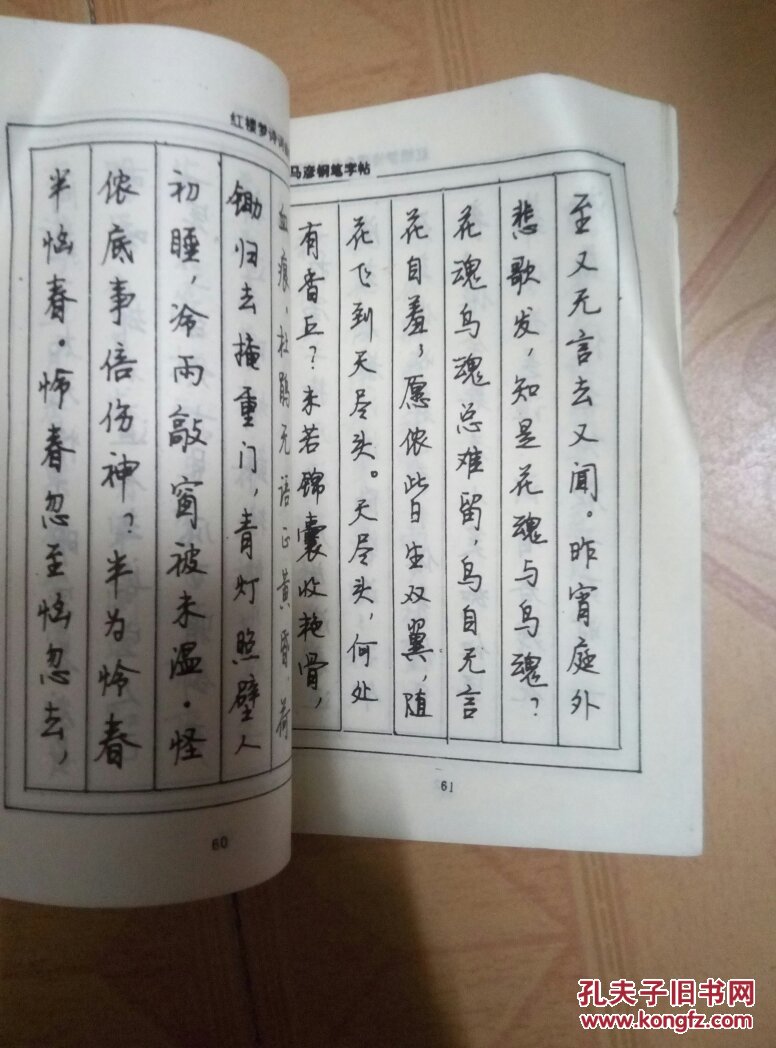 红楼梦诗词曲多体钢笔字贴 司马彦钢笔字帖