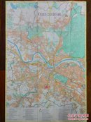 DRESDEN (1：20000) 德累斯顿.原版德文双面全开地图 1990年出版