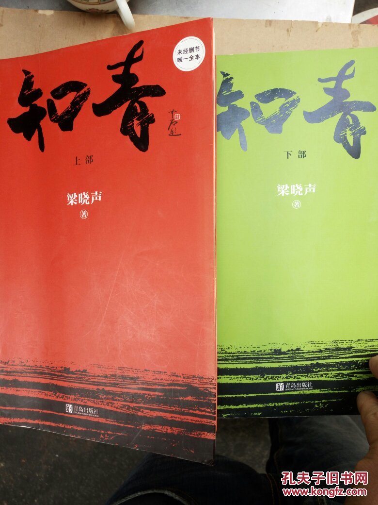 知青(上下部)两本―梁晓声著