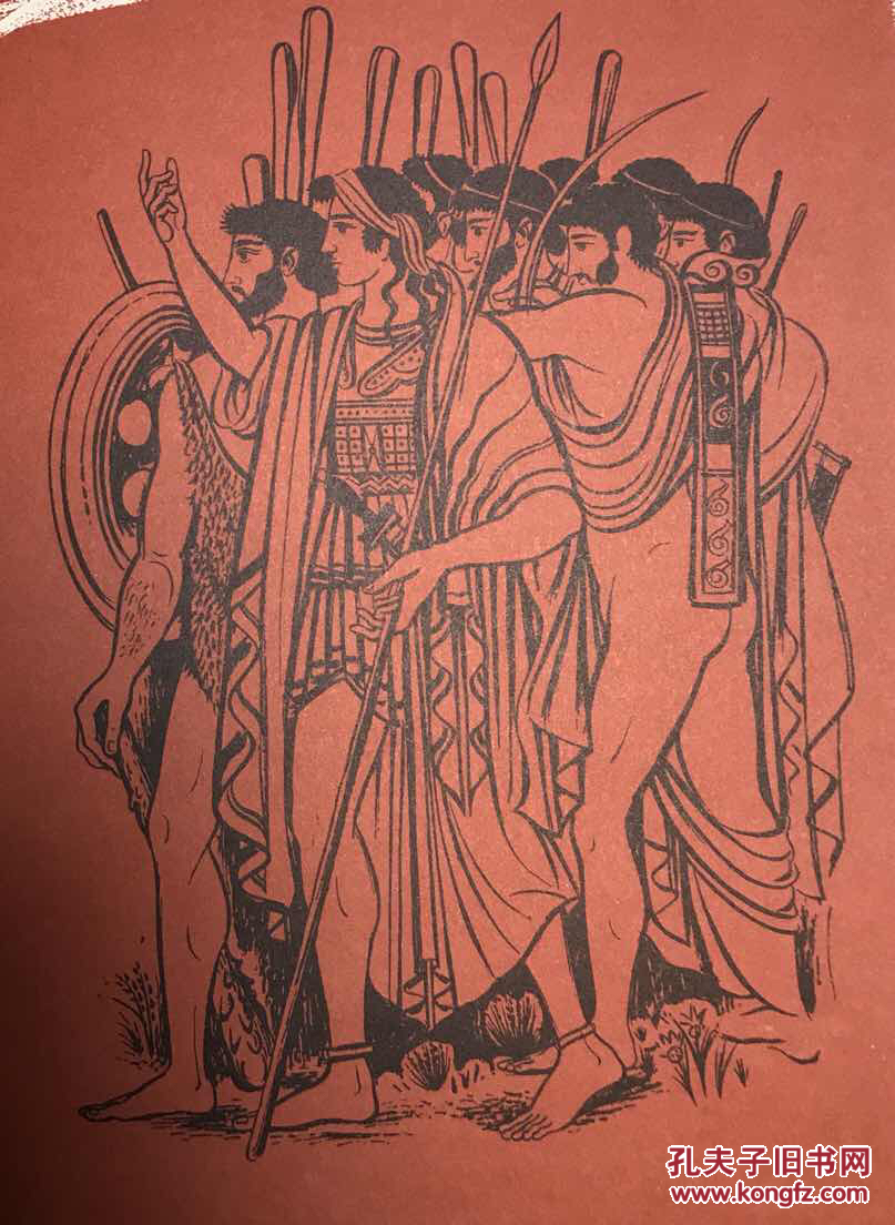 伊阿宋和金羊毛的故事希腊语英语对照版书脊封面烫金图案12开布脊精装