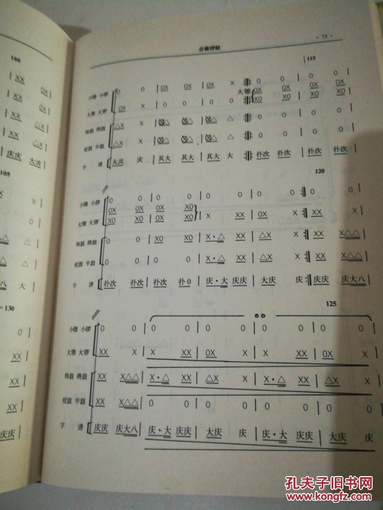 山西锣鼓〔黄河乡土文化丛书之一,内容全是锣鼓谱,仅印1000册