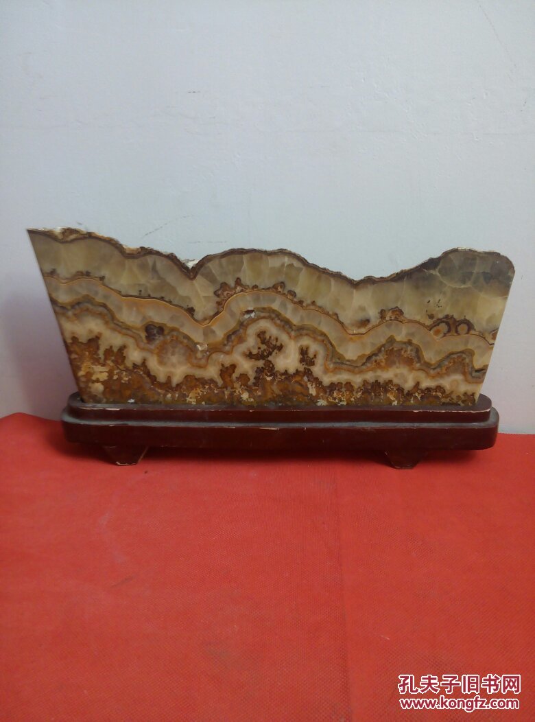 天然彩虹石摆件