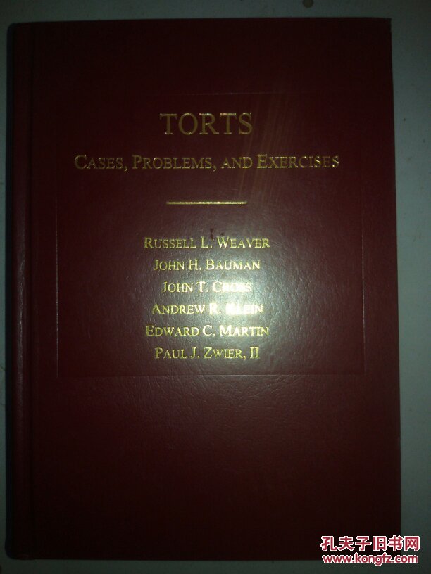TORTS CASES,PROBLEMS,AND EXERCISES