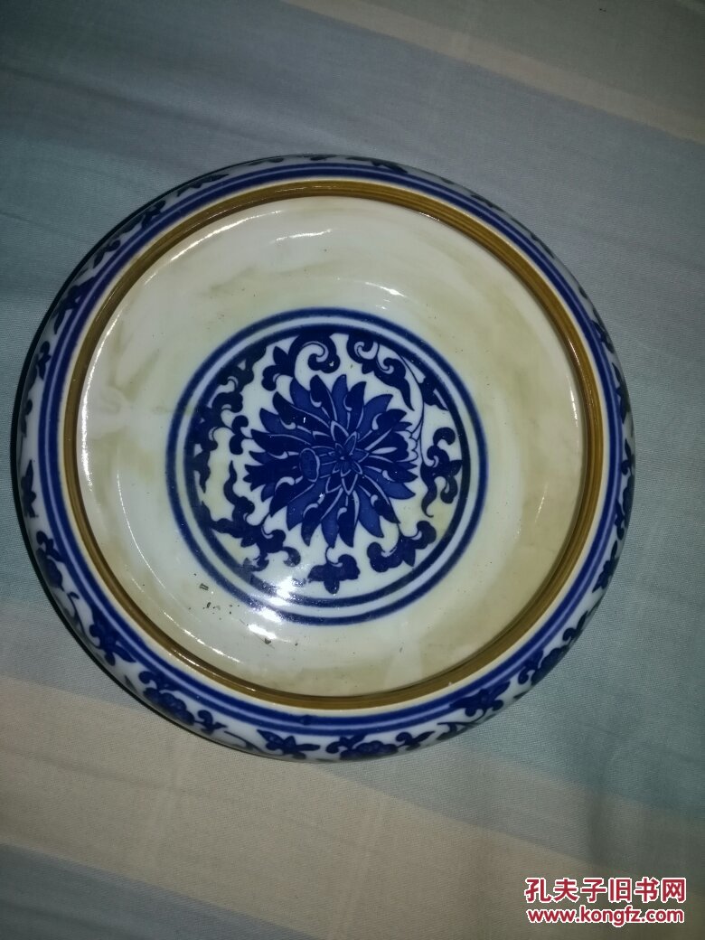 保持玩好的精美青花笔洗,喜欢的朋友不要错过