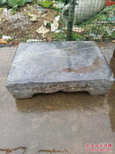 唐代石桌，案几形，80厘米。文房镇宝