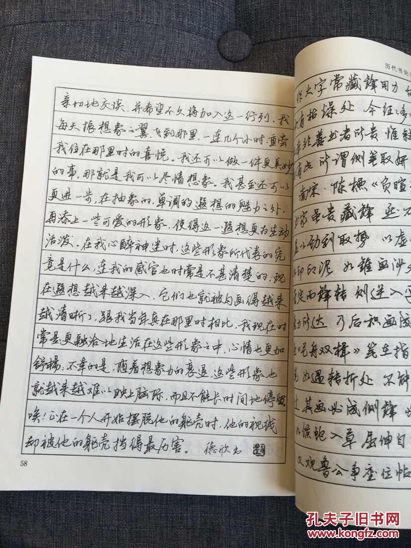 钢笔楷行书标准习字帖